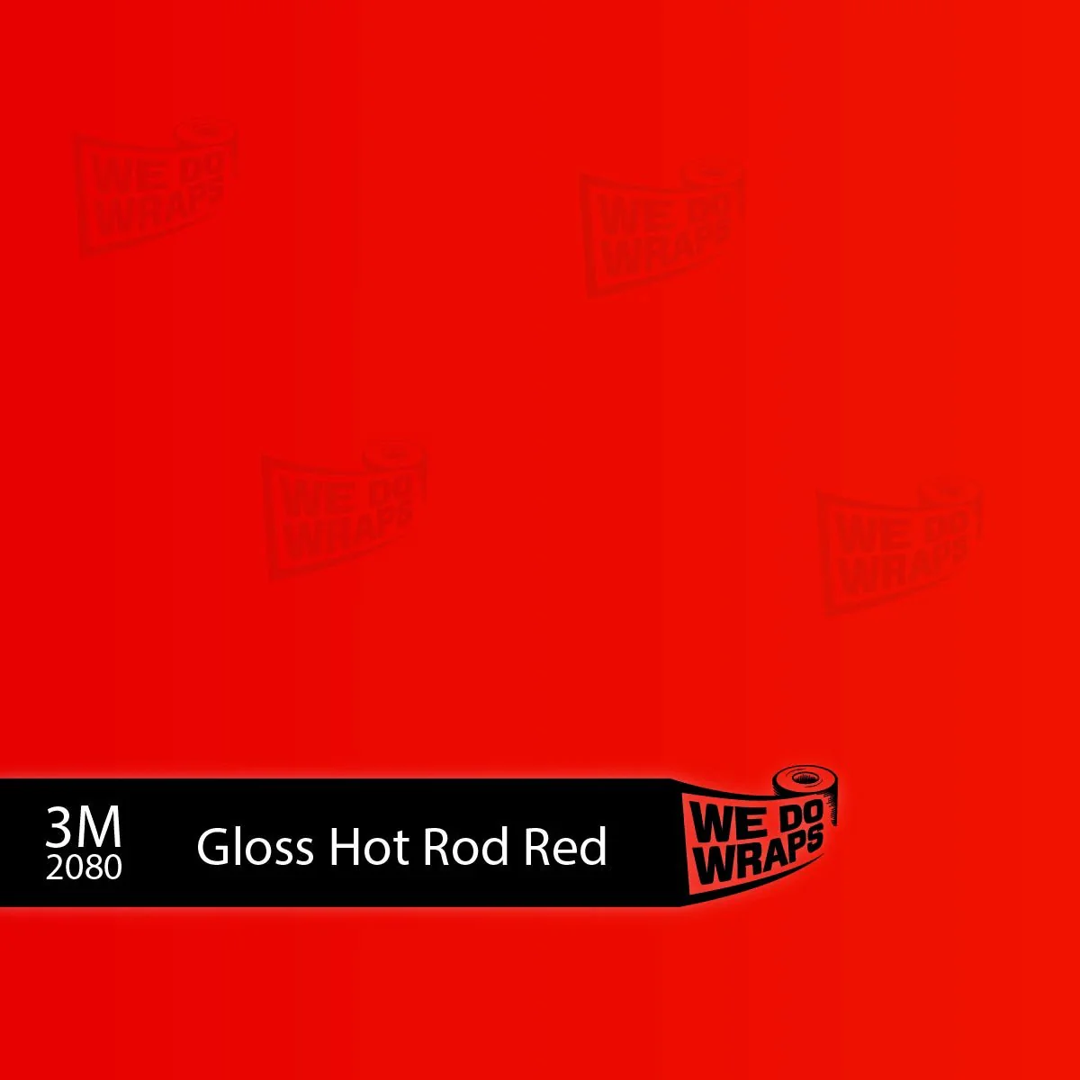 3M Gloss Hot Rod Red Tesla Steering Wheel Trim Decal Kit (3pcs) | MY 2026+ Refresh - Image 3