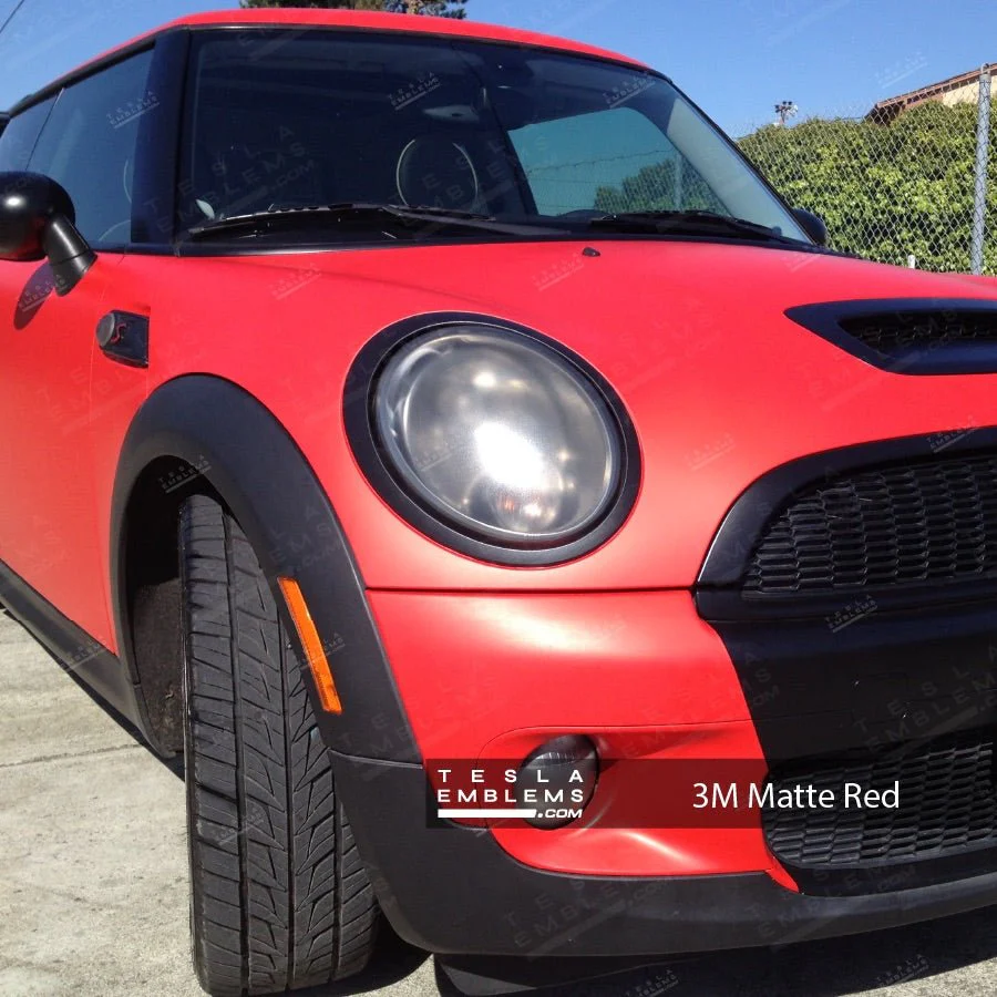 3M Matte Red Tesla Steering Wheel Wrap | MY 2019-'25 - Image 4
